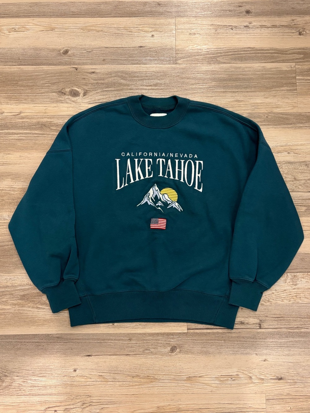 Abercrombie Lake Tahoe Embroidered Sweatshirt